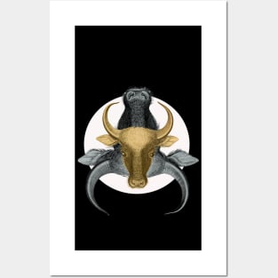Golden cow Posters and Art